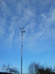 Wetterstation am Antennenmast