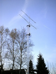 Antennenmast(Hummel-Mast) am alten Standort (JO43PC)